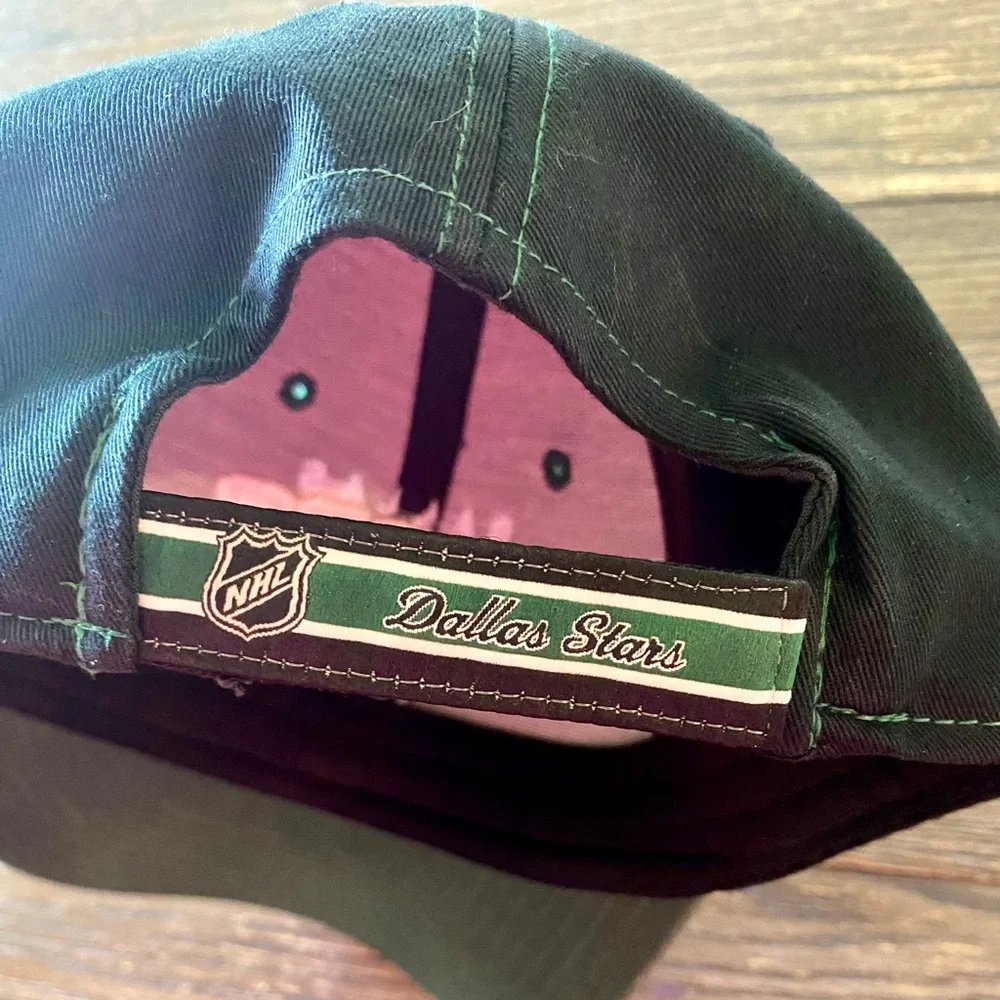 RBK Reebok Dallas Stars Hat Cap Adjustable Black Green NHL Men’s Women’s Unisex
